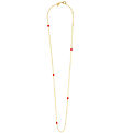 Design Letters Necklace - Little BIG Love - Gold/Red