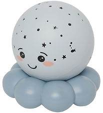 Cloud-B Night Lamp - Twinkles To Go Octo - 12x12 cm - Pastel Blu