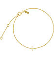 Design Letters Armband - I - 18K verguld