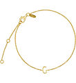 Design Letters Bracelet - G - 18K Gold Plated