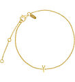 Bracelet Design Letters - Y - Plaqué Or 18 carats