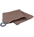 Doomoo Nursing blanket w. Teether - Muslin - 100x85 cm - Brown