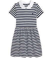 Robe Polo Ralph Lauren - Marine/Blanc à Rayures