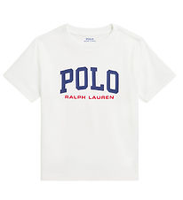 T-Shirt Polo Ralph Lauren - Blanc av. Marine