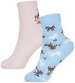 Molo Socks - 2-Pack - Nomi - Charlotte Pink/Blue