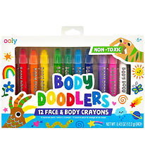 Ooly Colours to Body - 12 pcs - Face & Bodysuit Crayons