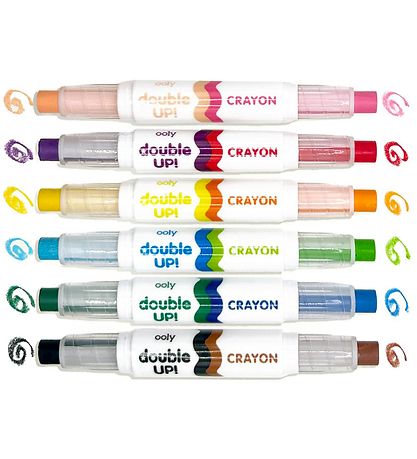 Ooly Farben - 6 st. - Double Up Crayon