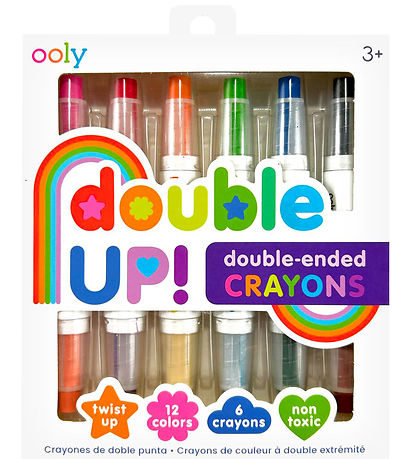 Ooly Farben - 6 st. - Double Up Crayon