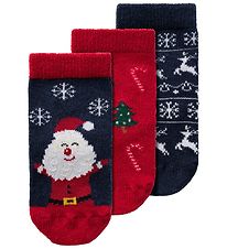 Name It Socken - NbnRichristmas - 3er-Pack - Dark Sapphire/Jeste