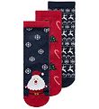 Name It Socks - NmmRichristmas - 3-Pack - Dark Sapphire/Jester