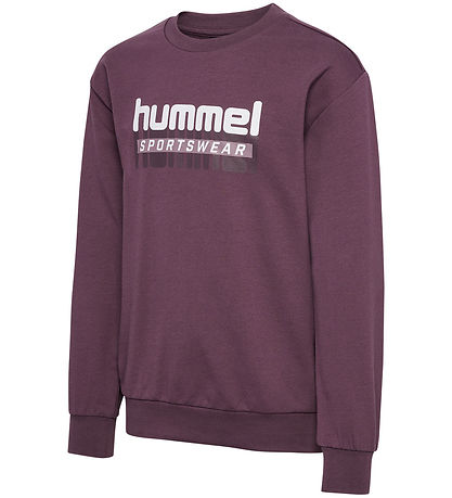 Hummel Sweatshirt - hmlTukas - Huckleberry w. Print
