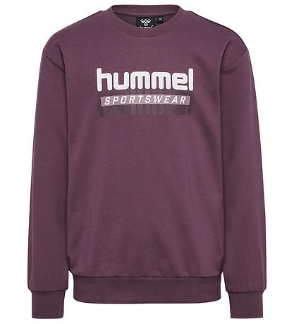 Hummel Sweatshirt - hmlTukas - Huckleberry w. Print