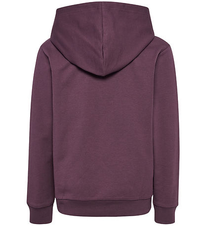 Hummel Hoodie - hmlTukas - Huckleberry w. Print
