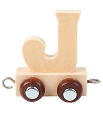 Kinder and Kids Alphabet Train - Wood - J