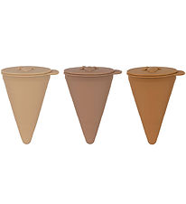 Bacs à glaçons triangulaires Konges Sløjd - 3 Pack - Berry