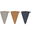 Konges Sløjd Triangular ice molds - 3-Pack - Silicone - Ocean