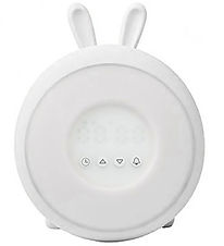 Rabbit & Friends Alarm clock w. Light - Wake Up - 20x15x6 cm - W