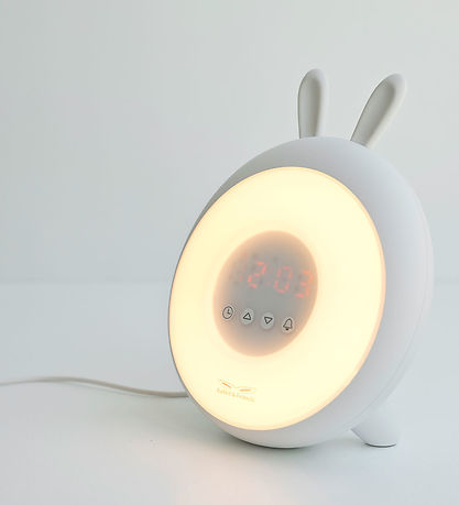 Rabbit & Friends Alarm clock w. Light - Wake Up - 20x15x6 cm - W