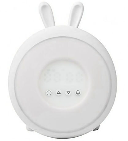 Rabbit & Friends Alarm clock w. Light - Wake Up - 20x15x6 cm - W