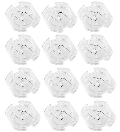 Jippies Socket fuses - Rotating - 12 pcs - Transparent