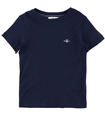 GANT T-skjorte - Shield - Evening Blue