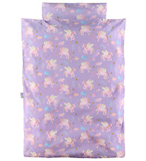 Nørgaard Madsens Bedding - Baby - Purple w. Unicorn
