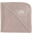 Nørgaard Madsens Baby towel - 75x75 cm - Beige w. Soft Toy on Sk