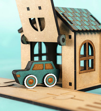 Crateit Creation Set - Crateit Town - Wood - Crossroad Cottage -
