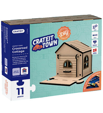 Crateit Creation Set - Crateit Town - Wood - Crossroad Cottage -