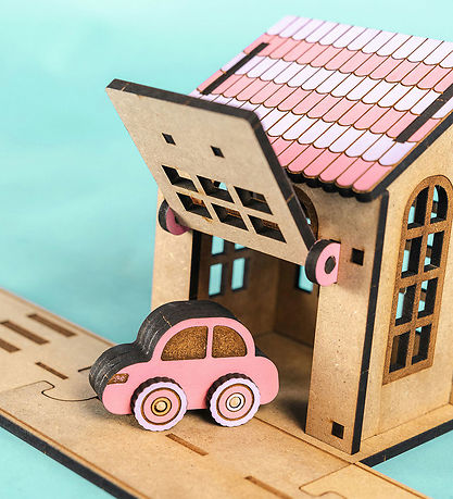 Crateit Creation Set - Crateit Town - Wood - Vista Villa - 10 Pa