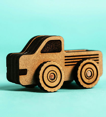 Crateit Creation Set - Crateit Town - Wood - Thunder Truck