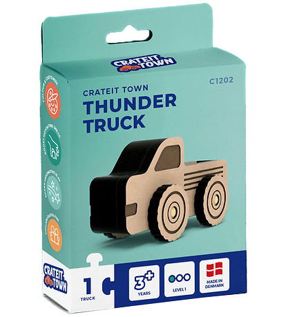 Crateit Creation Set - Crateit Town - Wood - Thunder Truck