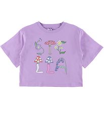 T-Shirt Stella McCartney Kids - Recadré - Violet av. Boomster