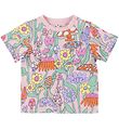 Stella McCartney Kids 티셔츠 - 핑크 포함 프린트