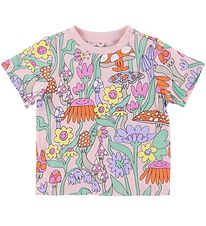 T-Shirt Stella McCartney Kids - Rose av. Imprimé