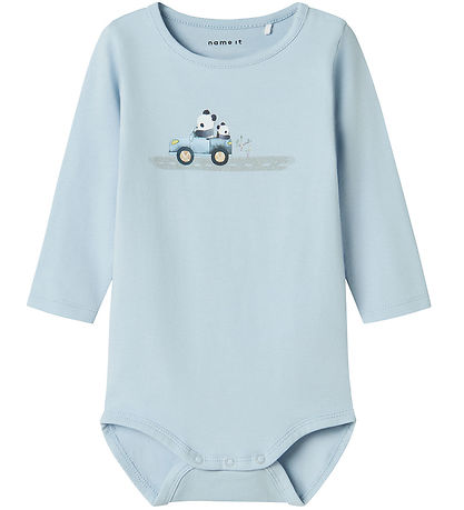 Name It Bodysuit L/æ - NbmSago - Niagara Mist M Print
