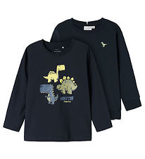 Sweat-shirt/Blouse Name It - NmmVux - 2 Pack - Dark Sapphire