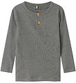 Name It Blouse - Rib - Noos - NmmKab - Mockingbird/Melange