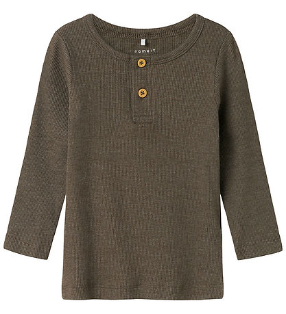 Name It Blouse - Rib - Noos - NmmKab - Bungee Cord/Melange