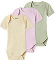 Name It Bodysuits k/æ - Rib - Noos - NbnBody - 3-Pack - Winsome 