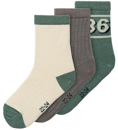 Name It Socks - NmmSeb - Dark Forest/Castlerock - 3-Pack