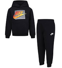 Nike 트레이닝복 세트 - 검정 포함 오렌지
