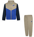 Nike Tracksuit - Khaki w. Blue/Navy