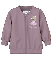 Gilet Name It - NbfVrillie - Elderberry/CAT Ballerine