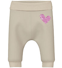 Pantalon de Jogging Name It - NbfVrillie - Summer Sable/Hearts