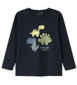Name It Blouse - NmmVux - Dark Sapphire/Dinos