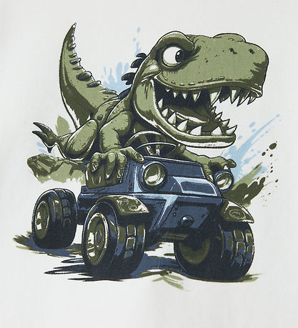 Name It Blouse - NmmVux - Bright White/Dino Race