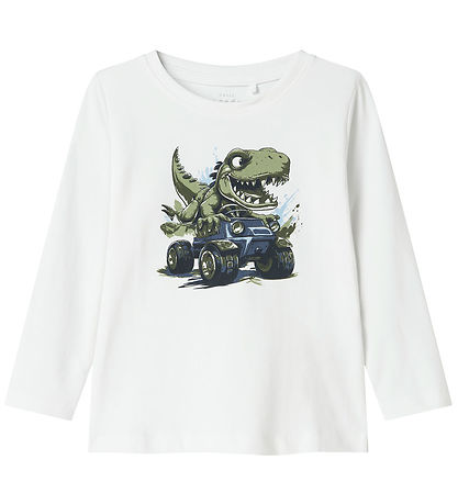 Name It Blouse - NmmVux - Bright White/Dino Race