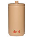 Design Letters Thermomugg - Travel - 350 ml - Beige m. Pappa