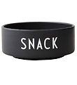 Design Letters Bowl - Snack - Black